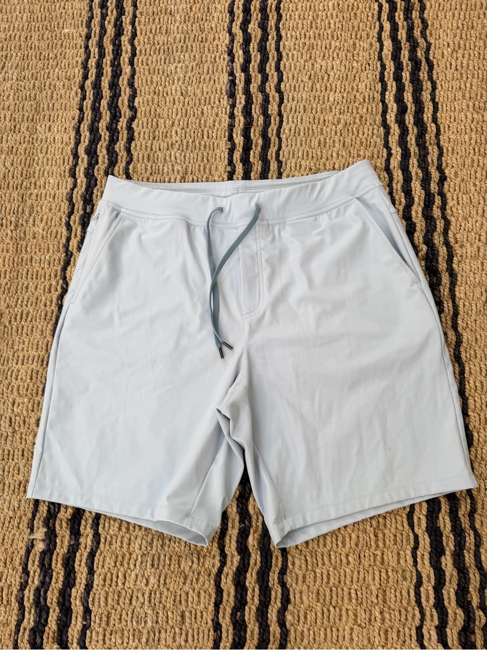CRZ Yoga Mens Light Blue Pull on Shorts.